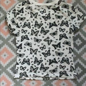 A butterfly shirt